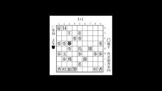 将棋、寄せの一手 将棋 詰将棋 将棋講座 将棋稽古 将棋上達 将棋講座 [upl. by Ahtnama]