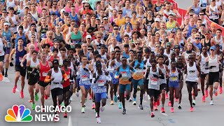 Chicago Marathon 2024 FULL COVERAGE  FINISH LINE CAM [upl. by Leakim]