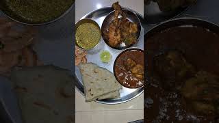 Chicken Thali  Maharashtrian Chicken Thali trending ytshort viral cooking food lunch chiken [upl. by Enimrac]