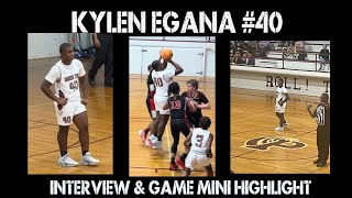 Kylen Egana Interview amp Game Mini Highlight [upl. by Terza]