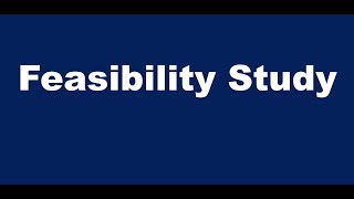 What is a Feasibility Study [upl. by Enyrhtak]