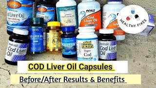 COD Liver Oil Supplements Results Before amp After  COD Liver Oil Benefits  Healthy Fixes [upl. by Onimixam]