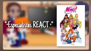 Especialistas REACT ao clube das winx Canon ships [upl. by Assenad]