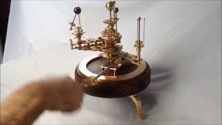 Orrery showing elliptical orbit of Mercury and retrograde motion of Venus [upl. by Adav513]