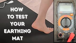 Grounded Well How to Test Your Earthing Mat’s Effectiveness on Your Body Voltage⚡ [upl. by Yeslaehc]