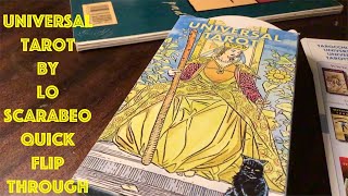 Universal Tarot by Lo Scarabeo  Fast Flip Through  Rider Waite Clone Type Deck Symbolism Rich [upl. by Ennovi]