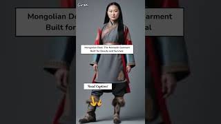 Mongolian Deel The Nomadic Garment Built for Beauty and Survival [upl. by Akined345]