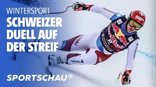 StreifAbfahrt Feuz und Odermatt dominieren Deutsche enttäuschen  Sportschau [upl. by Mychal]