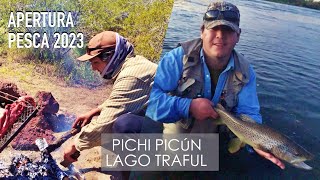 Apertura Pesca 2023  Pichi Picún  Lago Traful [upl. by Dodd]