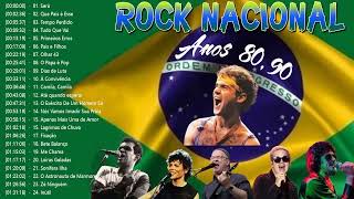 Rock Nacional Anos 80 e 90  As Mais Tocadas [upl. by Tower]