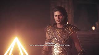 Assassins Creed Odyssey  Ghost of Kosmos Last Cult Leader Aspasias location and death [upl. by Annet]