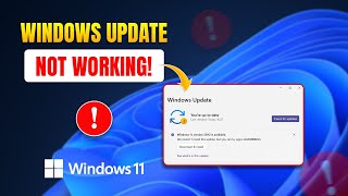 How to fix Windows Update Isnt Working on Windows 11 [upl. by Tonie863]