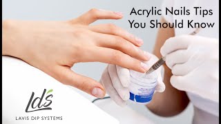 Basic Steps of Acrylic Nails for Beginners  Acrylic Nails Tips That You Should Know [upl. by Accebar]