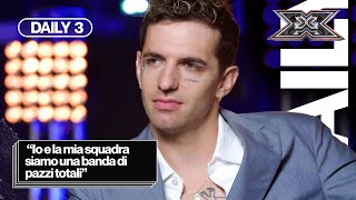 Achille Lauro presenta la squadra I PATAGARRI Les Votives e Lorenzo Salvetti DAILY 3 X Factor 2024 [upl. by Nnylsia]