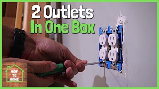 How to Wire 2 Outlets In One Box  Wiring a Double Receptacle the Correct Way [upl. by Anamuj]