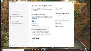 How To Enable Ransomware Protection In Windows Defender In Windows 10 Tutorial [upl. by Colwen]