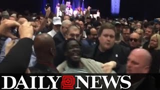 Trump Supporters Shout Deadly Threats and Nazi Salute at Black Lives Matter Protesters [upl. by Kemeny595]