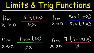 Limits of Trigonometric Functions [upl. by Haimrej]