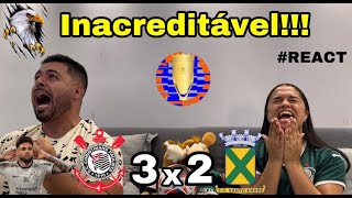 REACT REAÇÕES CORINTHIANS x SANTO ANDRÉ [upl. by Gawlas]