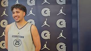 Georgetown Media Availability 1118 Julius Halaifonua [upl. by Alat]