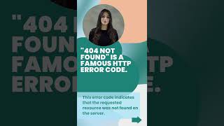 404 Not Found is a famous HTTP error code  404 Not Found Error Code 404 404error [upl. by Natie]