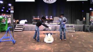 Team Roping Instructional Seminar with Krece Harris amp Drew Horner  NRS at the 2013 NFR [upl. by Kehr309]