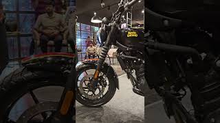 Royal Enfield Guerrilla 450 Brava Blue and Playa Black shorts youtubeshorts [upl. by Leerzej]