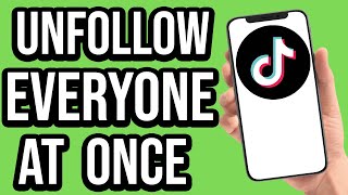 How to unfollow everyone on Tiktok at once [upl. by Derrek]