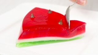 ¡HAZ UNA DELICIOSA SANDIA DE GELATINA RECETA FACIL [upl. by Noelani]