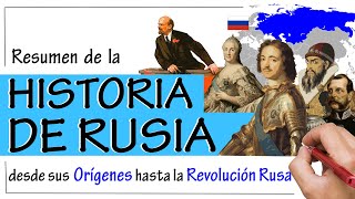 Historia de RUSIA  Resumen  Desde sus Orígenes hasta la REVOLUCIÓN RUSA [upl. by Yonita118]