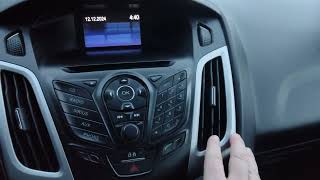 How to Adjust Temperature Display Settings Ford Focus 2012 2013 2014 2015 2016 2017 2018 2019 [upl. by Cesaria]