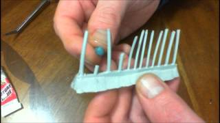 Gluing Tip For Small Model Parts Vid 234 [upl. by Satterlee]