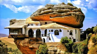 SETENIL DE LAS BODEGAS  THE INCREDIBLE PLACES IN THE WORLD  THE WHITE VILLAGE SURROUNDED BY CAVES [upl. by Elo]