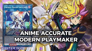 I Ranked Up With This Anime Accurate Modern Playmaker Deck  YuGiOh Master Duel [upl. by Stanly684]