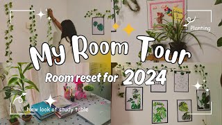 My room tour 🥰🌷✨🪴  2024ට මගේ room එක හැඩ උනේ මෙහෙමයි roomtour room viral vinuvlogs [upl. by Esinehc484]