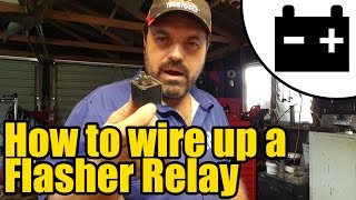 How to wire up a Flasher relay 1927 [upl. by Karrie614]