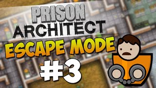 Prison Architect Escape Mode 3  SHOTGUN CHAOS [upl. by Tiebold]