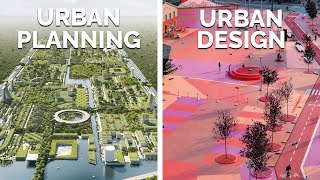 The difference between Urban Planning and Urban Design explained in 100 seconds [upl. by Tymothy]