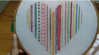 19 Basic Hand Embroidery Stitches for Beginners [upl. by Leeanne]