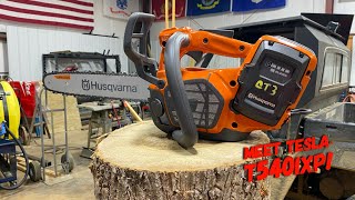 Husqvarna T540ixp brand spanking new top handle saw [upl. by Dyolf]