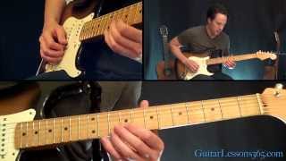 Jessies Girl Guitar Solo Lesson  Rick Springfield  Famous Solos [upl. by Dietz]