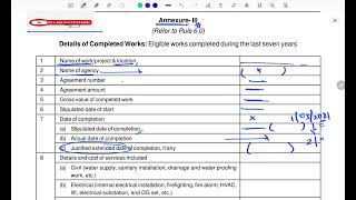 How to fill Latest AnnexureIII CPWD REGISTRATION PROCESS [upl. by Sirref]