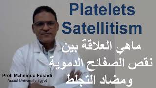 Platelets Satellitism نقص الصفائح الدموية ومضاد التجلط English Subtitle [upl. by Redienhcs]