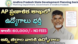 AP ప్రణాళిక శాఖ లో ఉద్యోగాలు భర్తీ  APSDPS Recruitment 2024  Latest AP Govt Jobs  AP Jobs 2024 [upl. by Enecnarf]