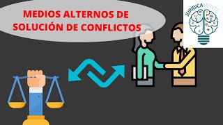 MEDIOS ALTERNOS DE SOLUCIÓN DE CONFLICTOS [upl. by Airuam306]