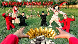 MONEY HEIST vs SERBIAN LADY DANCING ESCAPE IN REAL LIFE HORROR CHASE POV [upl. by Adriel]