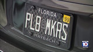 Illegal customization of license plates coming under fire in South Florida [upl. by Einavoj]