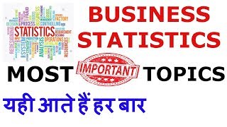 Ugc Net CommerceManagement  Business Statistics  MOST IMPORTANT TOPICS [upl. by Aynam412]