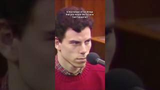 Crossexamination of Erik Menendez by the Prosecution lyleanderikmenendez menendezbrothers crime [upl. by Sherburn397]