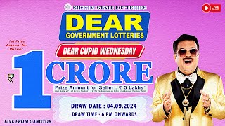 SIKKIM LOTTERY LIVE 6PM DRAW 04092024  LIVE FROM GANGTOK [upl. by Arod]